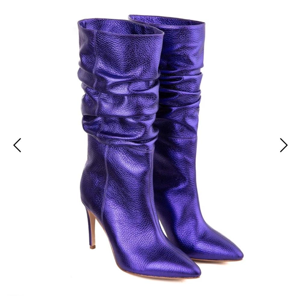 Purple Leather Eva Boots I Ginissima